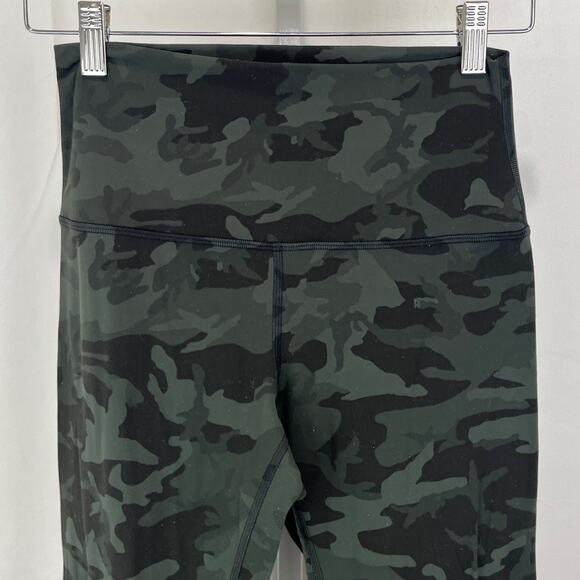 LULULEMON Align Pants Full Length W5BSZS Camo Green Size 6 - Picture 5 of 8